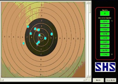 Detecci&oacute;n de impactos v&aacute;lidos y c&aacute;lculo de la puntuaci&oacute;n, en dianas de campos de tiro al blanco.