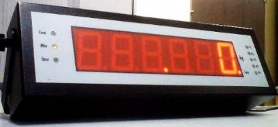 Big remote LED display designed and manufactured by SHS.